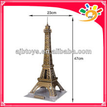 35 Pieces Puzzle 3D DIY Architecture Model Of EIFFEL TOWER Jigsaws Puzzle,Jigsaws Puzzle Paper Toy